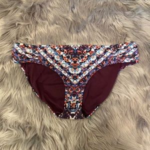 NWOT Athleta Marrakesh Shirred Bikini Bottoms L
